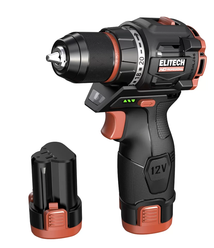 Аккумуляторная дрель-шуруповерт Elitech HD CD 12L2 (E2201.038.01) №1