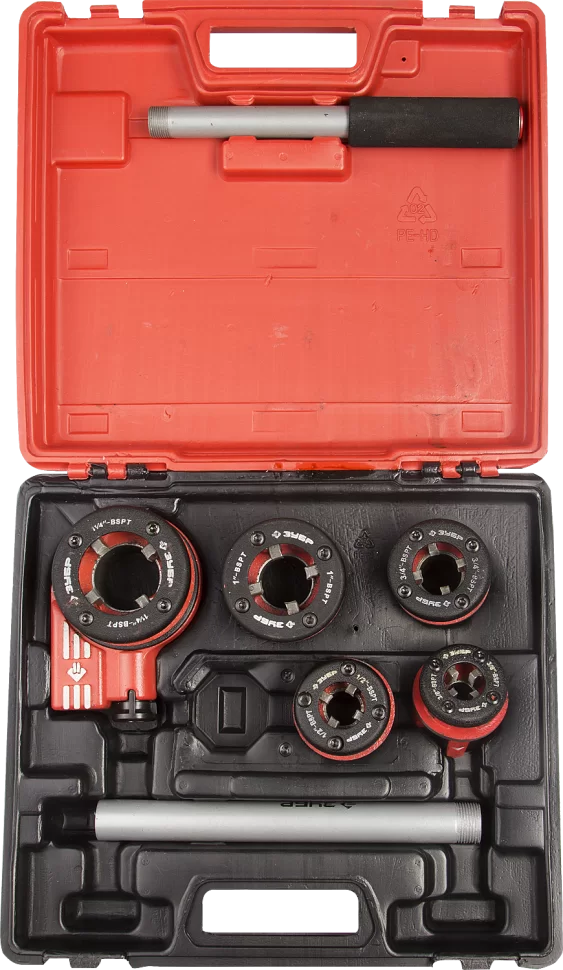 Набор резьбонарезной Зубр Эксперт №5, 3/8"-1 1/4" – №1