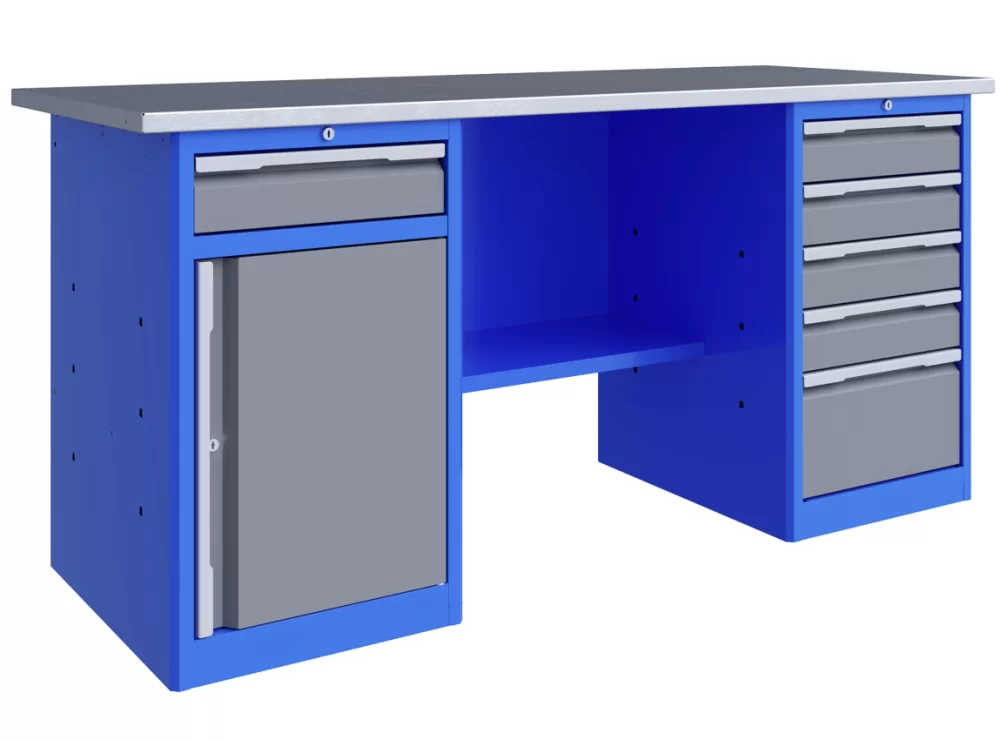 Верстак слесарный Верстакофф TNC 181.58.2 двухтумбовый – фото №1 Верстак слесарный Верстакофф TNC 181.58.2 двухтумбовый – №1