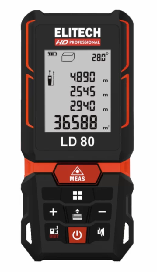 Лазерный дальномер Elitech HD LD 80 – №1