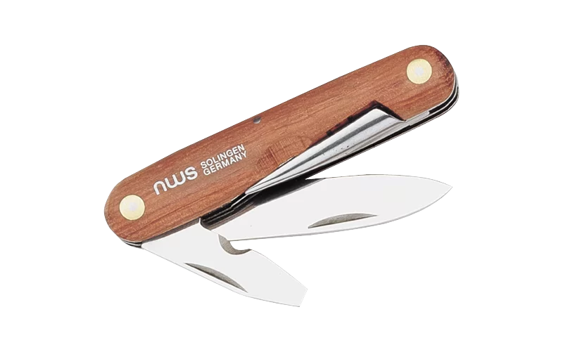 Нож складной для кабеля NWS с деревянной рукояткой (963-3-75) – №1