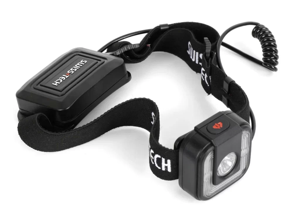 Фонарь налобный Swiss+Tech 80 м, 3 режима, перезаряжаемый – №1