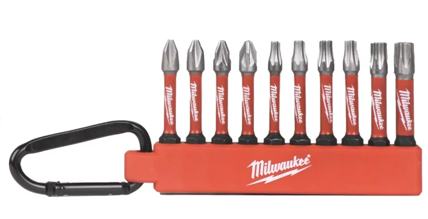 Набор бит Milwaukee с карабином (10 шт) – №1