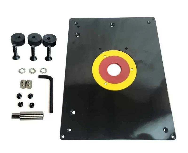 Плита для фрезерного стола c упором Uniqtool 310x230x10 мм – фото №1 Плита для фрезерного стола c упором Uniqtool 310x230x10 мм – №1