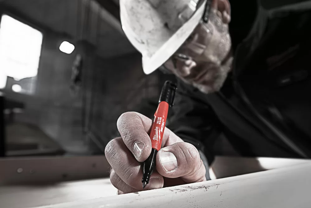 Маркер строительный Milwaukee Inkzall 1 мм, тонкий, черный №2