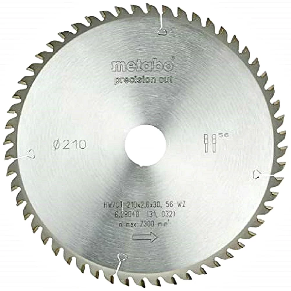 Диск пильный Metabo 210х30 мм 56T – фото №1 Диск пильный Metabo 210х30 мм 56T – №1