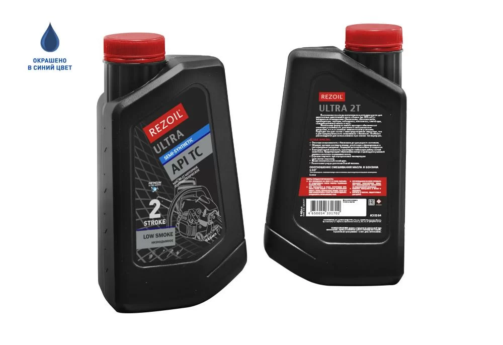 Масло для 2-х тактного двигателя Rezoil Ultra 1 л полусинтетическое – №1