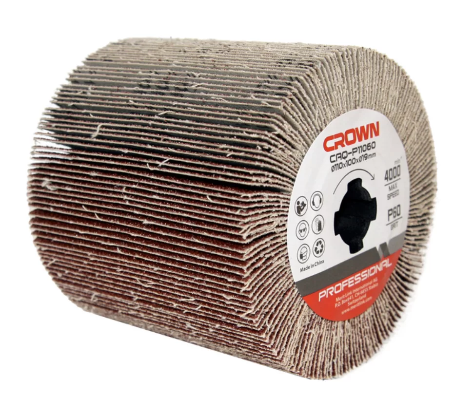 Щетка для браширования Crown CAQ-P11060 абразивная – №1