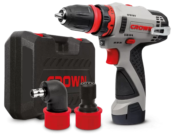 Аккумуляторная дрель-шуруповерт Crown CT21072HQX-2 BMC (2х2,0 Ач) – фото №1 Аккумуляторная дрель-шуруповерт Crown CT21072HQX-2 BMC (2х2,0 Ач) – №1