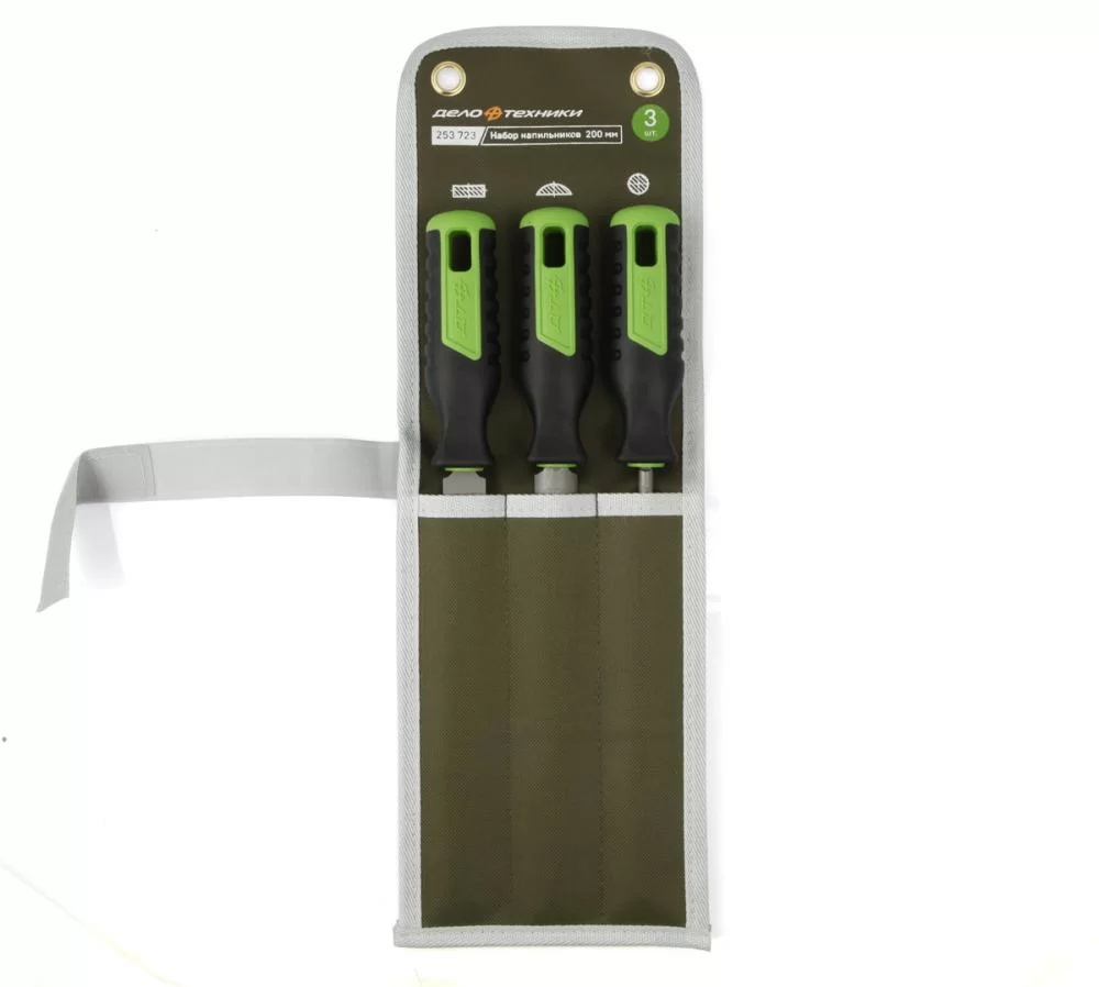 Набор напильников №2 Дело Техники 200 мм (3 шт) – №1