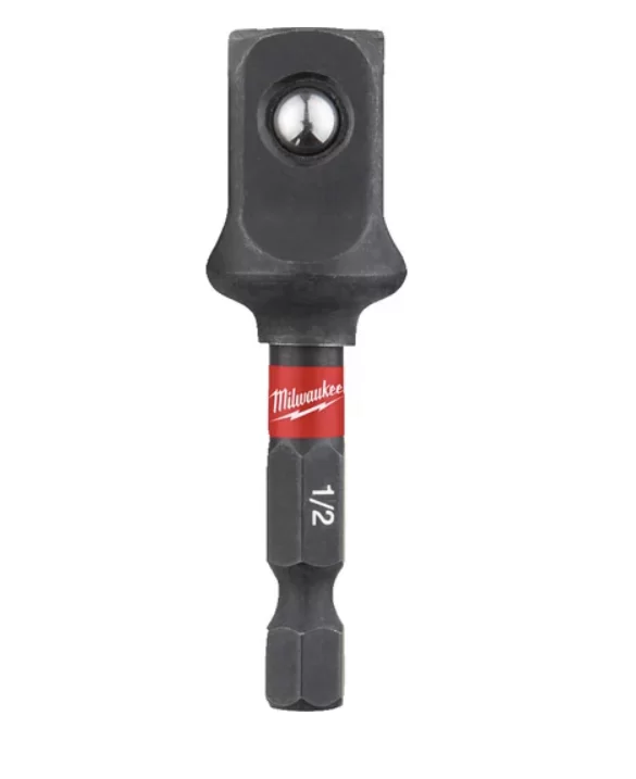 Адаптер ударный для головок Milwaukee HEX 1/4" > SQ 1/2" – №1
