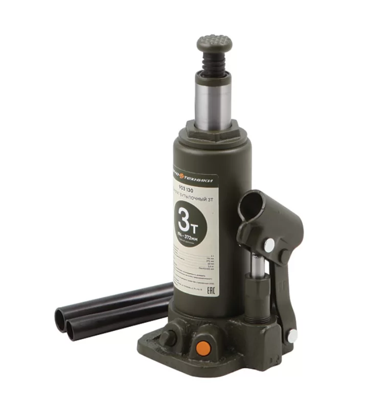 Домкрат гидравлический бутылочный Дело Техники 3т, 194-372 мм – №1