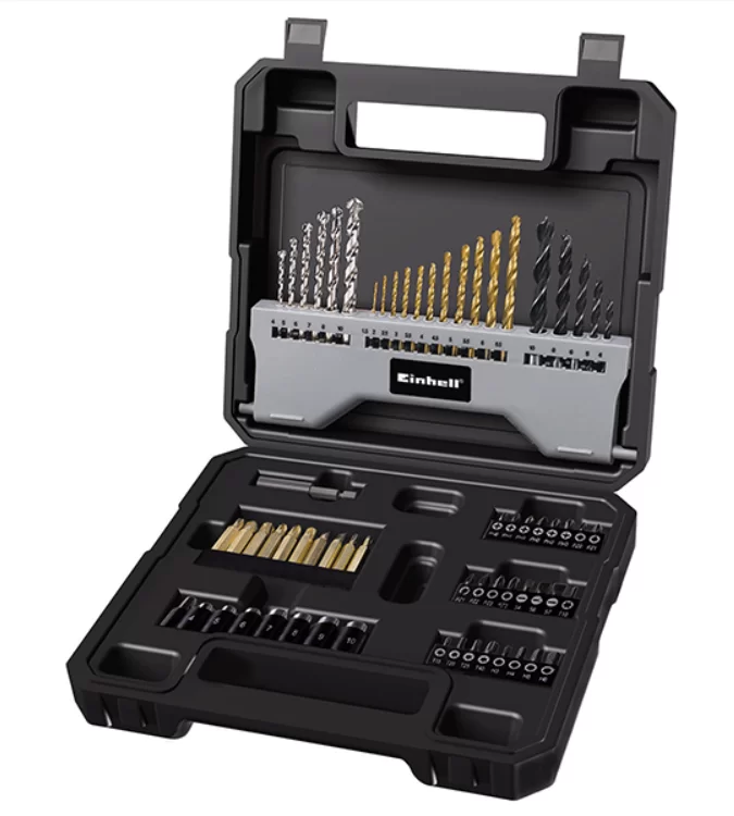 Дрель ударная Einhell TH-ID 720/1 Kit (с набором сверл и бит) №1