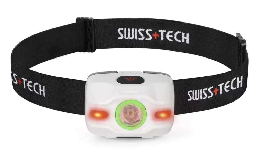 Фонарь Swiss+Tech налобный 3AAA, 80/50 м, белый, 3 режима – фото №1 Фонарь Swiss+Tech налобный 3AAA, 80/50 м, белый, 3 режима – №1