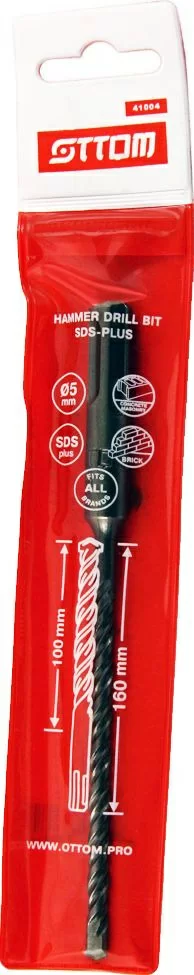 Бур SDS+ Ottom 5x160/100 мм – фото №1 Бур SDS+ Ottom 5x160/100 мм – №1