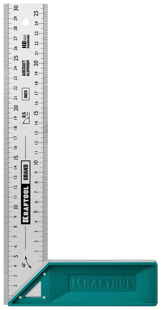 Угольник столярный Kraftool Grand 300 мм высокоточный – фото №1 Угольник столярный Kraftool Grand 300 мм высокоточный – №1