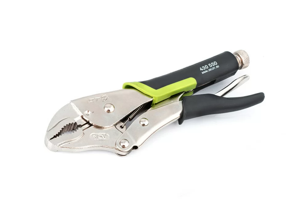 Зажим с фиксацией с полукруглым захватом Дело Техники 250 мм – фото №1 Зажим с фиксацией с полукруглым захватом Дело Техники 250 мм – №1