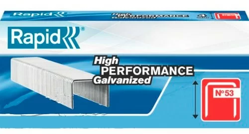 Скобы для степлера Rapid 53/10 мм (5000 шт) – фото №1 Скобы для степлера Rapid 53/10 мм (5000 шт) – №1