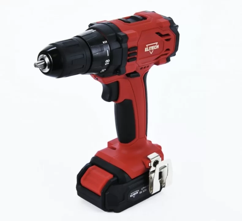Аккумуляторная дрель-шуруповерт Elitech ДА 12СЛ2 (2х2,0 Ач) – №1