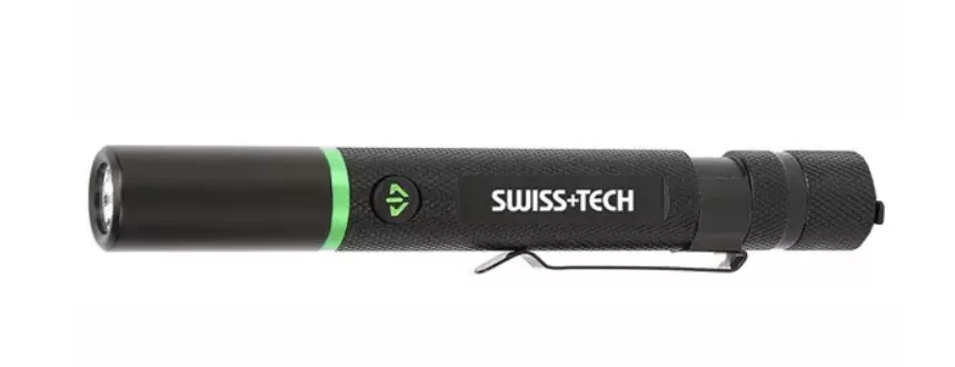 Фонарь SWISS+TECH перезаряжаемый 10440 30/10 м, алюминиевый корпус – №1