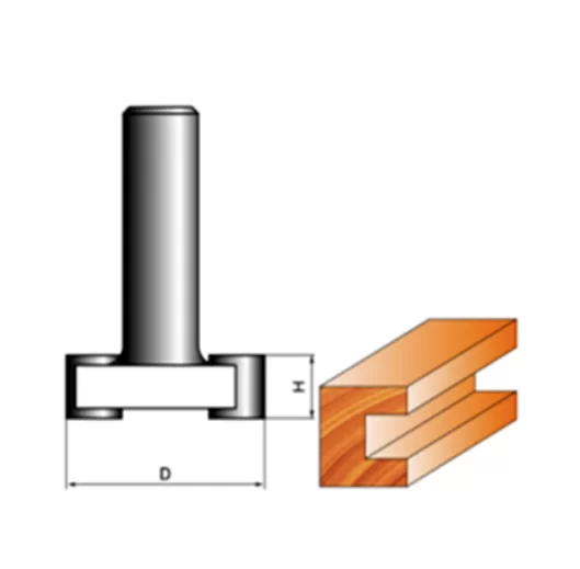 Фреза кромочная фальцевая Strong 8х33х3 мм Z2 – №1