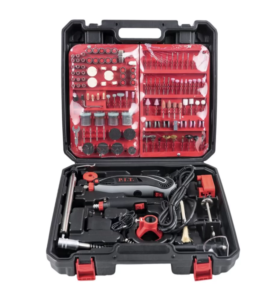 Гравер P.I.T. Мвстер PMG200-С1 с набором насадок (350 шт) №1