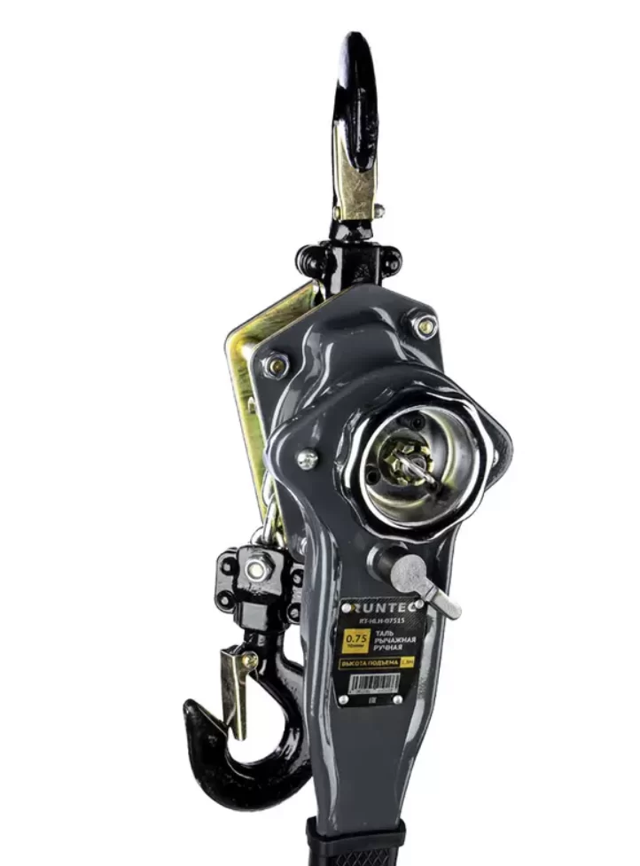 Таль ручная рычажная Runtec 0,75 т, высота подъема 3 м – №2