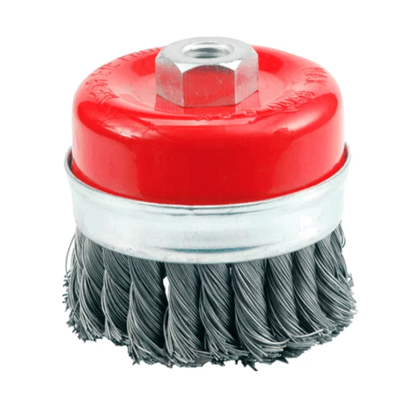 Корщетка для УШМ Strong 100 мм M14 стальная усиленная, чашка – №1