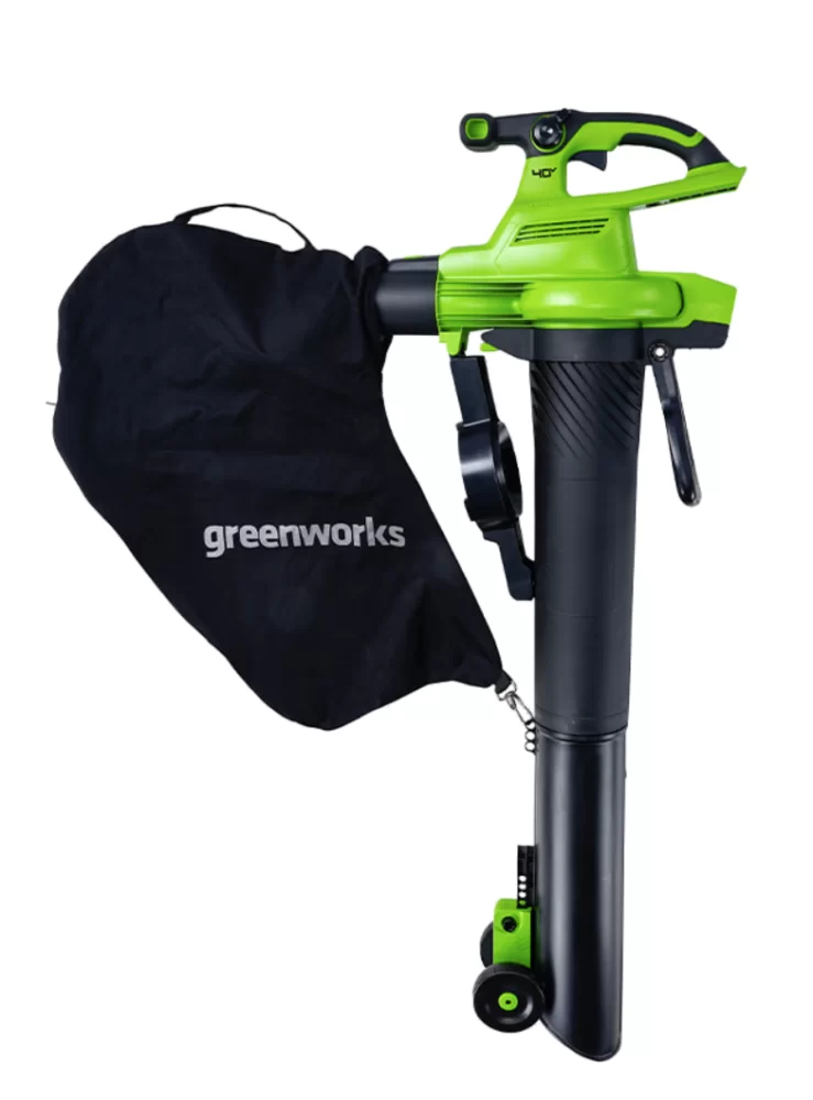 Аккумуляторный воздуходув-пылесос Greenworks GD40BVII 40В (1х5,0 Ач) – №1