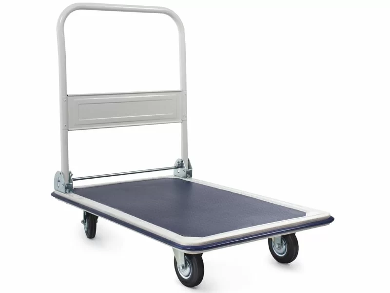 Тележка платформенная TOR РН 300 кг с резиновыми колесами – №1