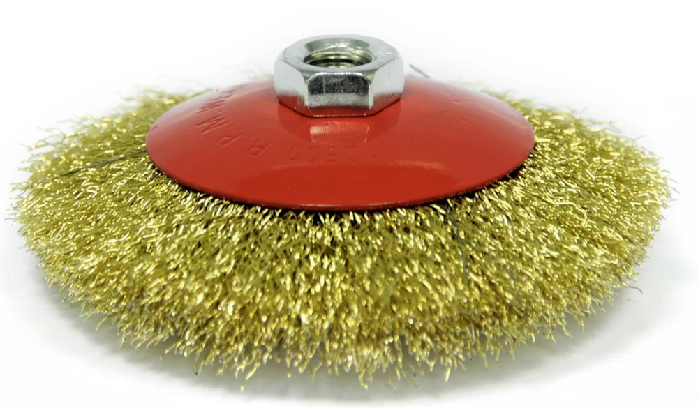 Корщетка для УШМ Elitech M14х125 мм 0,3 мм плоская – №1