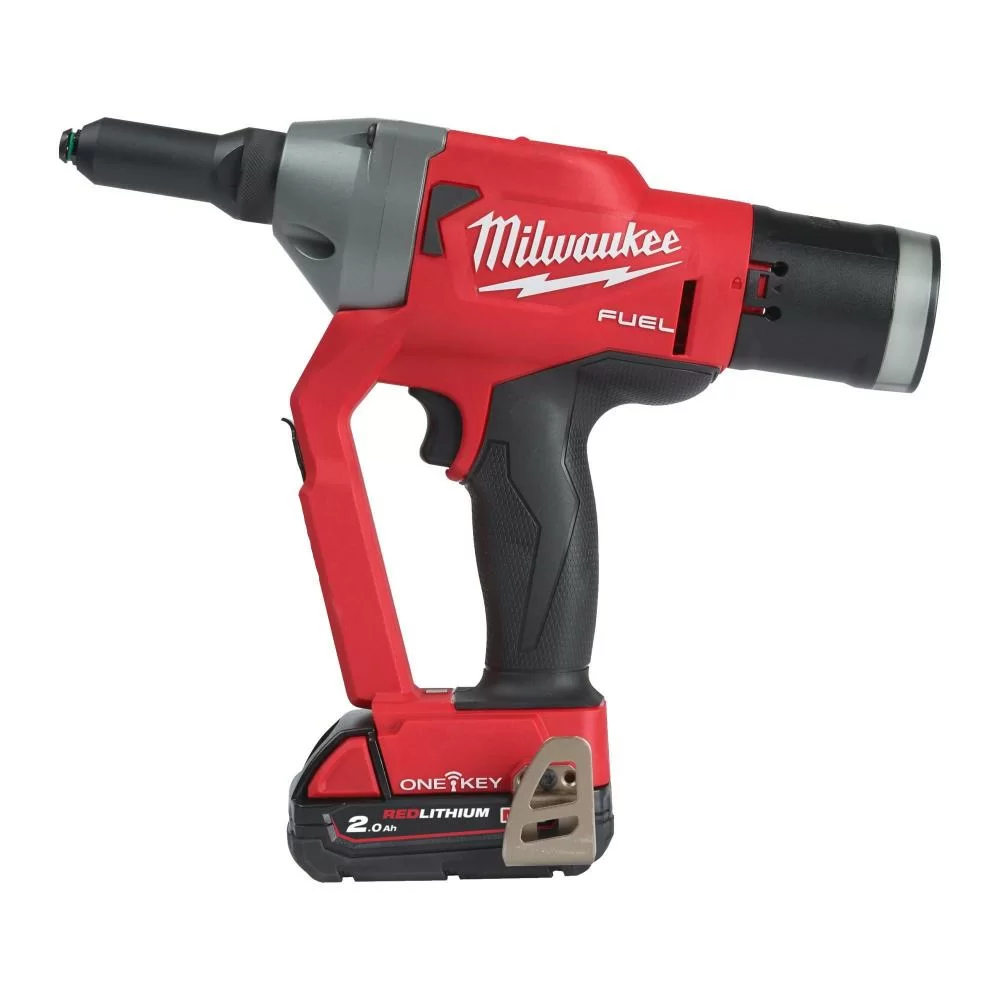 Аккумуляторный заклепочник Milwaukee M18 ONEFPRT-202X (2х2,0 Ач) – №1