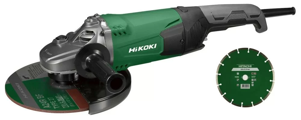 УШМ Hikoki G23SW2, 230 мм + алмазный диск – №1