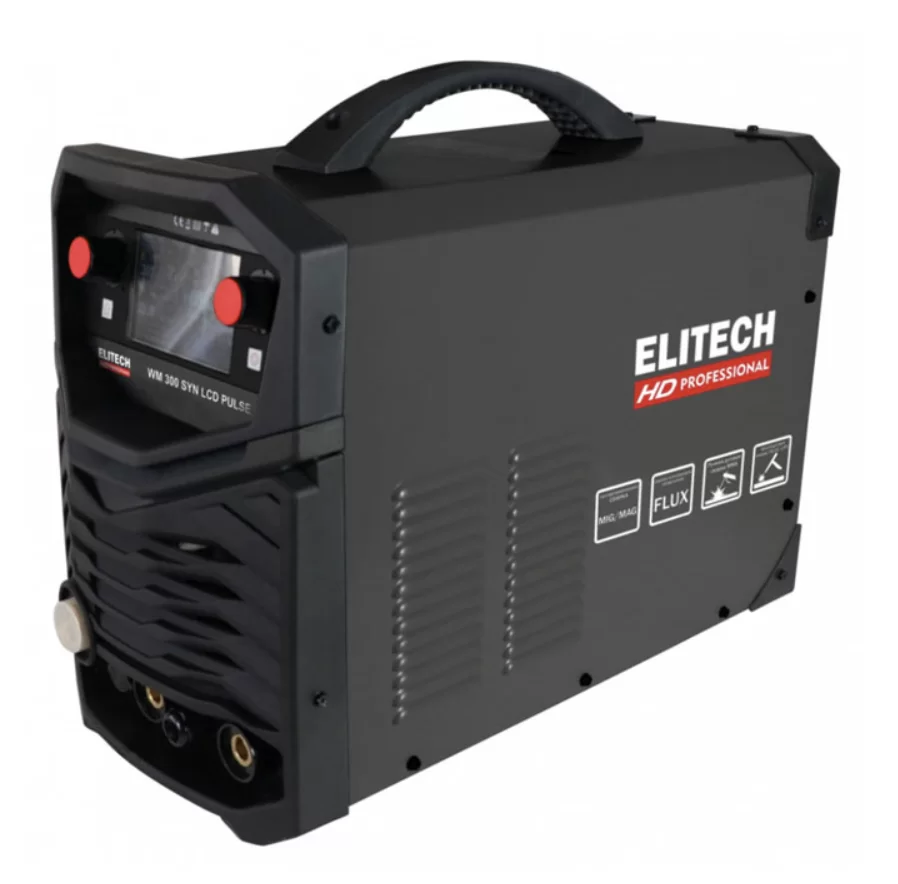 Сварочный аппарат Elitech HD WM 300 SYN LCD Pulse – фото №1 Сварочный аппарат Elitech HD WM 300 SYN LCD Pulse – №1