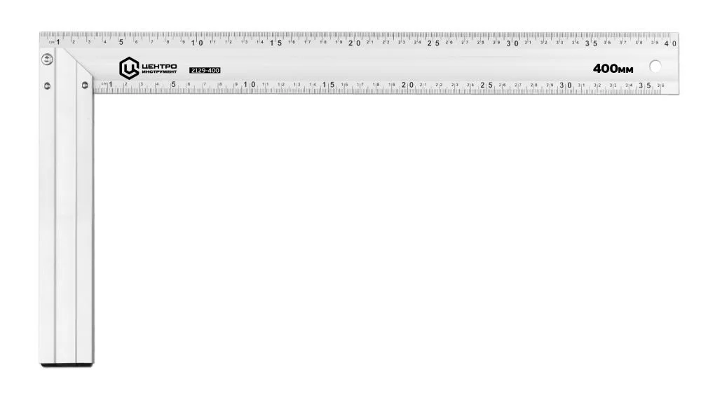 Угольник двухсторонний ЦентроИнструмент 400 мм (2129-400) – фото №1 Угольник двухсторонний ЦентроИнструмент 400 мм (2129-400) – №1