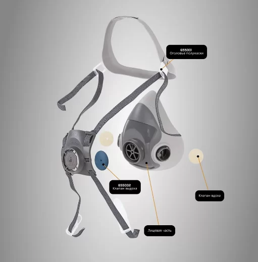 Комплект для защиты дыхания Jeta Safety J-SET5500P, размер L – №3
