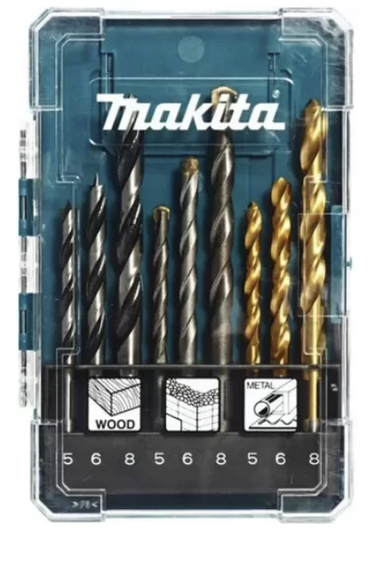 Набор сверл комбинированных Makita D-71962 (9 шт) – №1