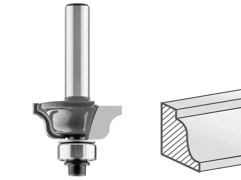 Фреза кромочная калевочная Интерскол 31,8х14,3х4,8х9,5 мм – фото №1 Фреза кромочная калевочная Интерскол 31,8х14,3х4,8х9,5 мм – №1