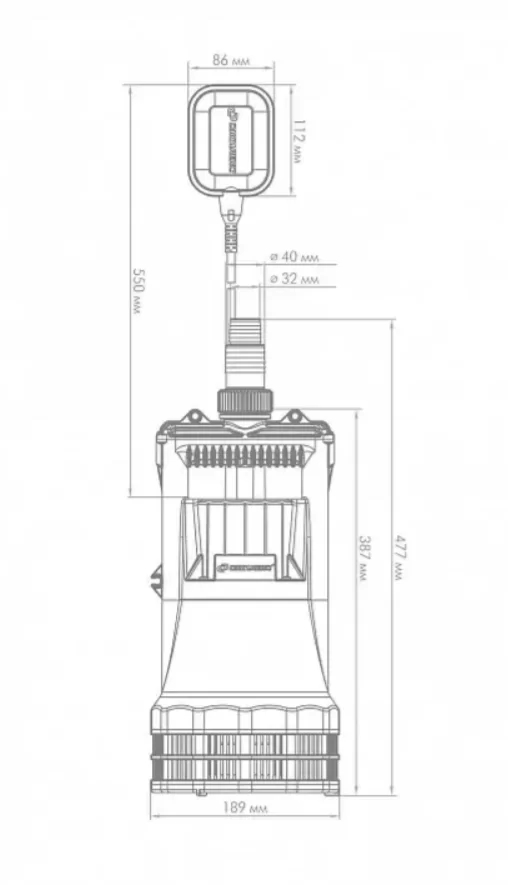 Насос дренажный Джилекс 200/25 №6