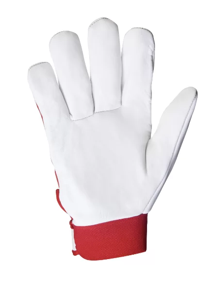 Перчатки Jeta Safety Mechanic красно-белые, размер S №1