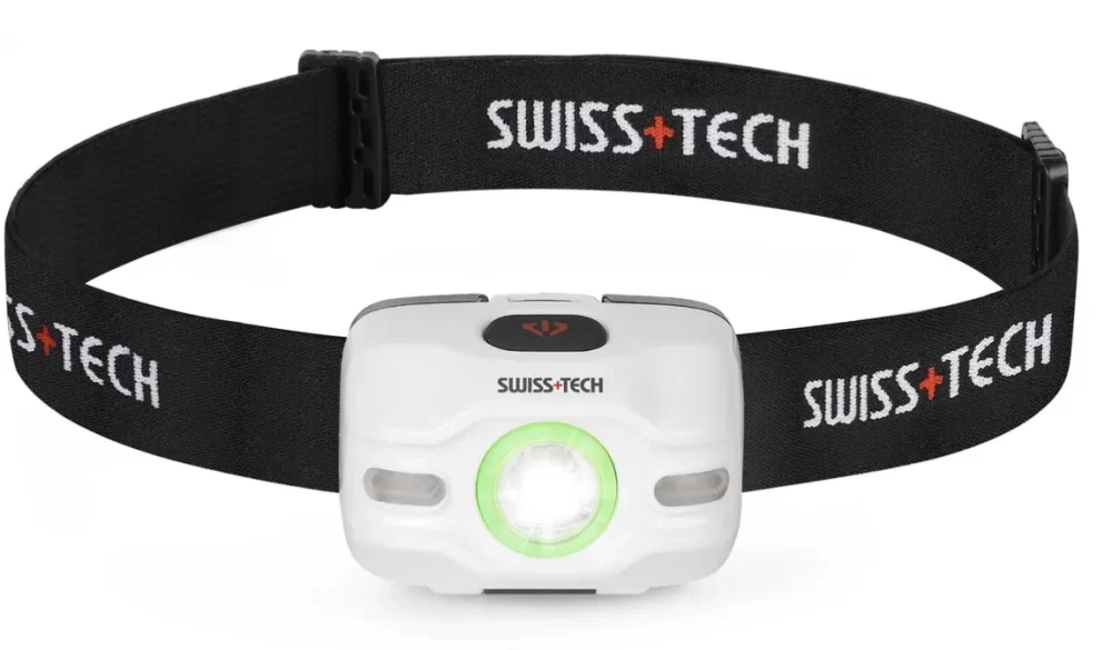 Фонарь Swiss+Tech налобный 3AAA, 80/50 м, белый, 3 режима – №1