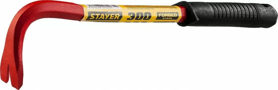 Гвоздодер Stayer 300 мм с резиновой рукояткой – №1