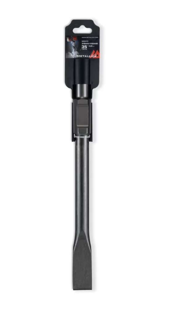 Зубило плоское HEX 30 Metallica Ultra 35x410/270 мм по бетону – №1