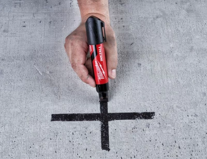 Маркер строительный Milwaukee Inkzall XL 14,5 мм, супер-большой, черный №3
