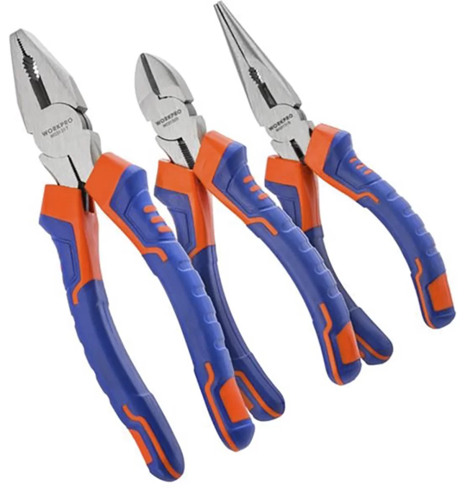 Набор шарнирно-губцевых инструментов WORKPRO (3 шт) WP201007 – №1