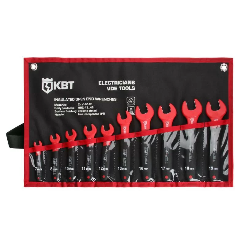 Набор ключей рожковых КВТ Профи НИИ-10 диэлектрических (10 шт) – №1