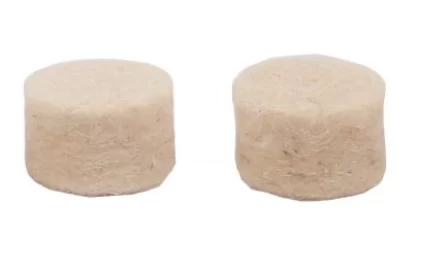 Насадка-круг для гравера Зубр 12х8 мм, фетровый (2 шт) – №1