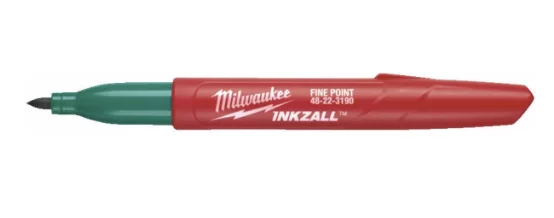 Маркер строительный Milwaukee Inkzall 1 мм, тонкий, зеленый №1