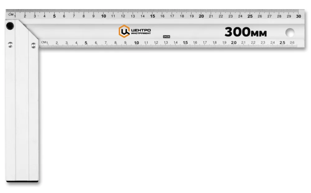 Угольник алюминиевый ЦентроИнструмент 300 мм (0426) – №1