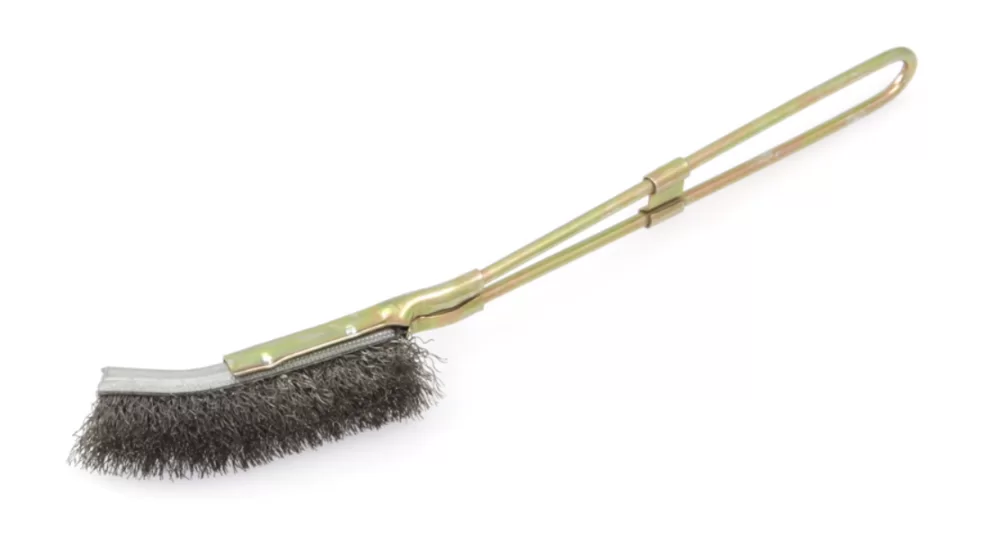 Щётка с металлической рукояткой Дело Техники, щетина из нержавеющей стали – №1